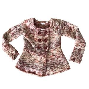 Sleeping On Snow Anthropologie Wool Blend Cardigan Sweater Women’s Small Boho
